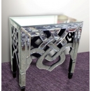 y13695 傢俱系列-玻璃及壓克力傢俱  中國結銀鏡桌